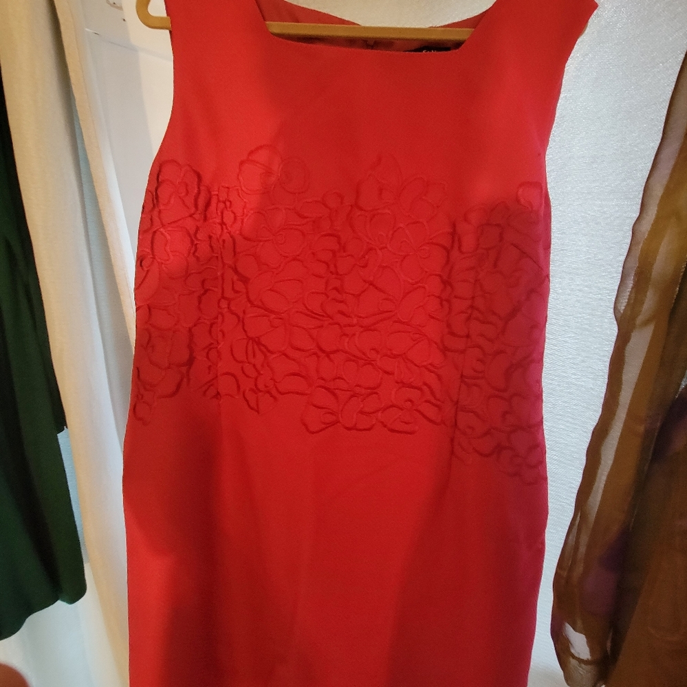 Preston and York red dress size 18. Sleeveless.